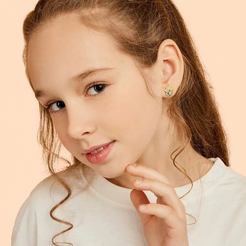 Earrings Tiger with Paw photo