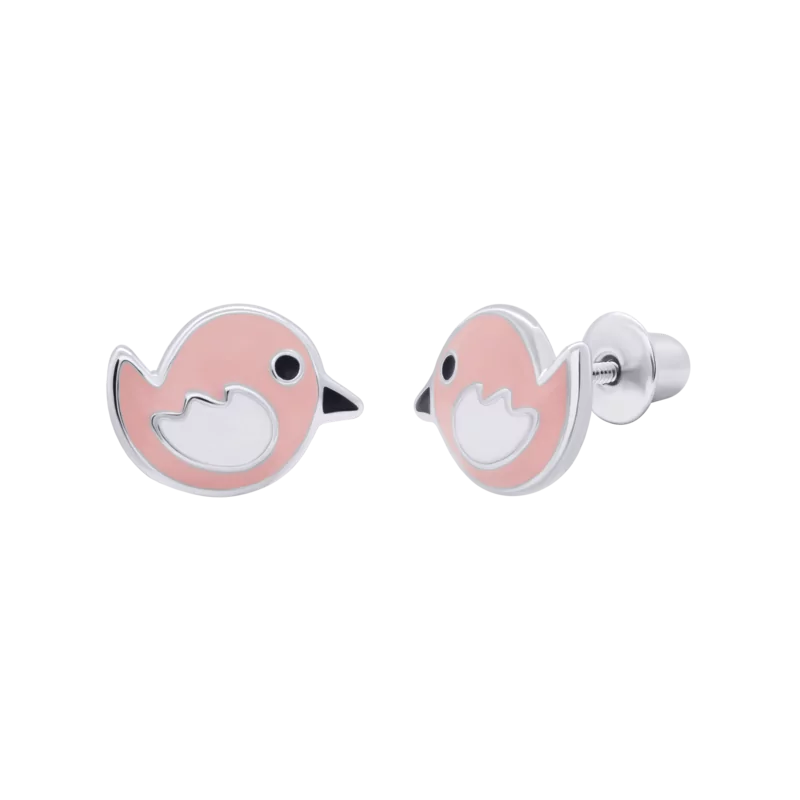 Earrings Pink Birdie photo