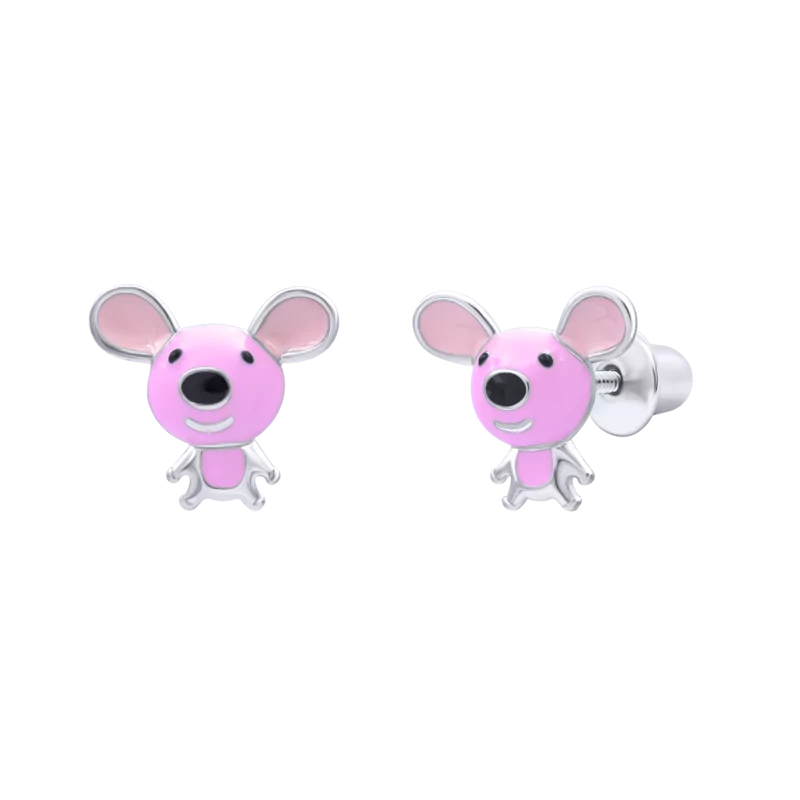 Earrings Pink Mousie photo