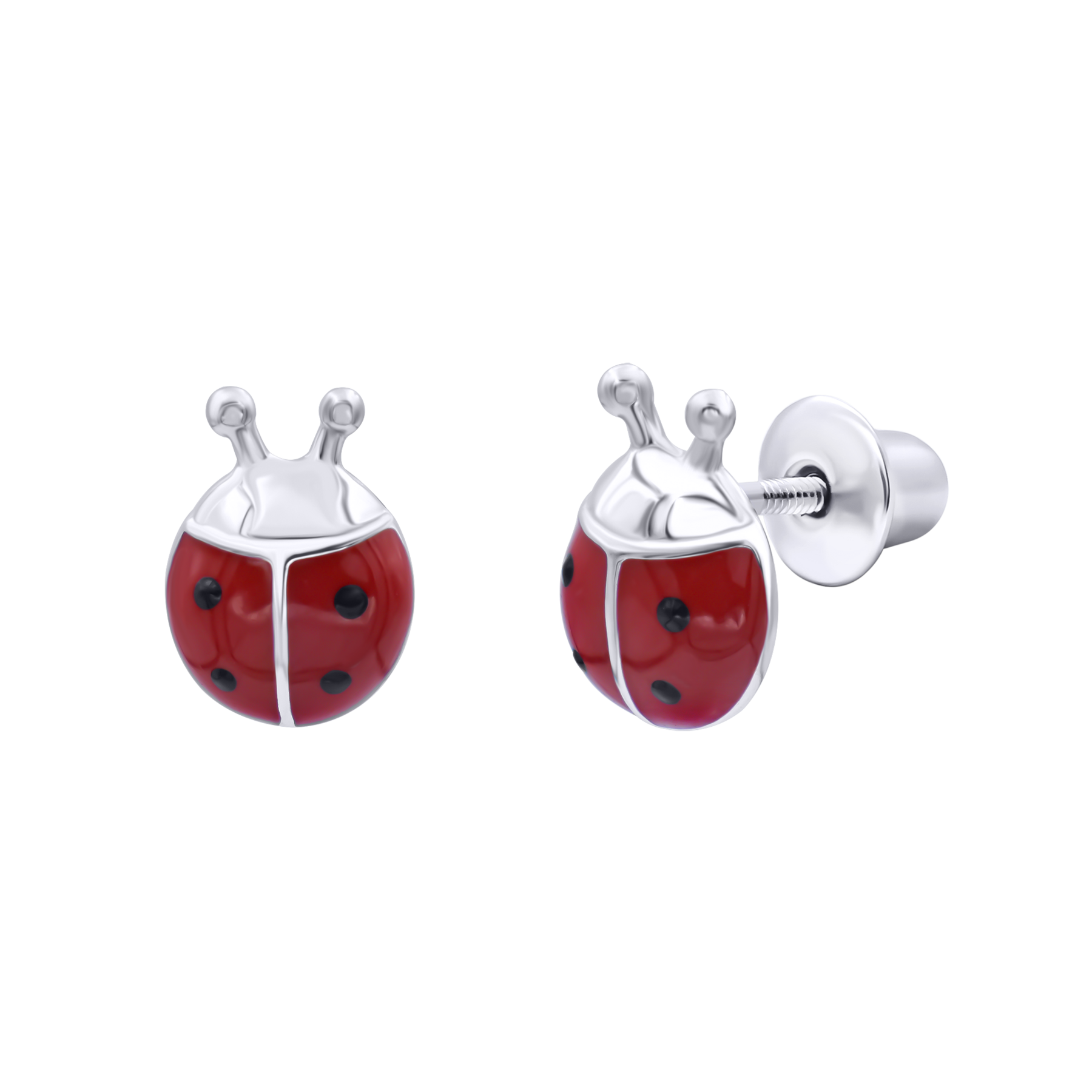 Earrings Ladybug