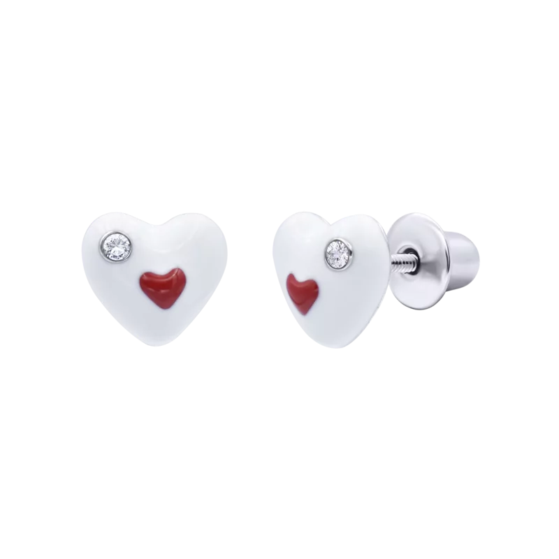 Earrings Heart in Heart photo