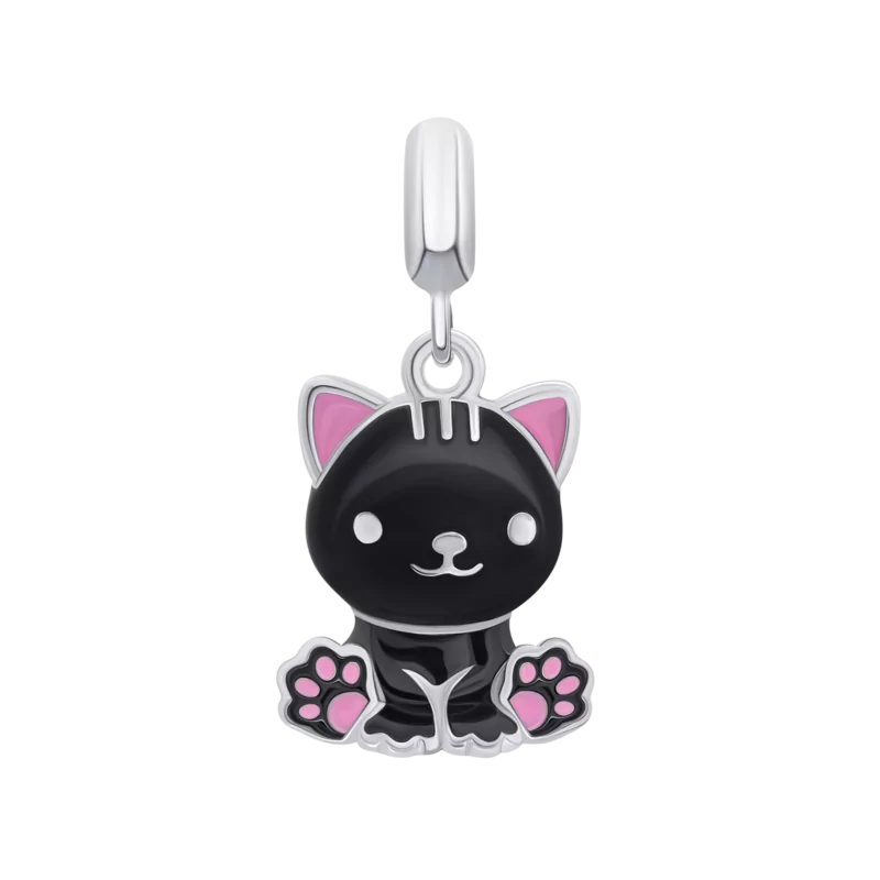 Pendant Black Cat with a Paw photo