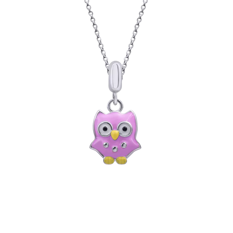 Pendant Pink Owl photo