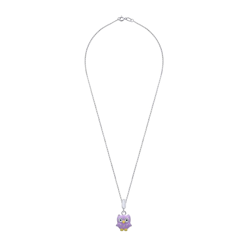 Pendant Violet Owl photo