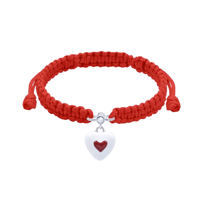 Braided bracelet Heart in Heart photo