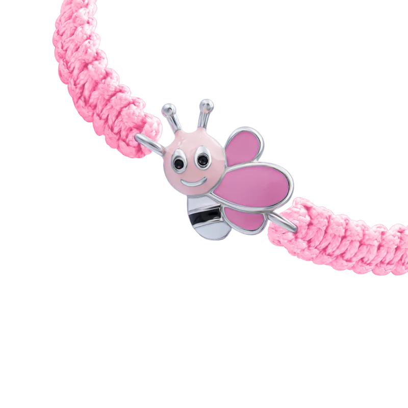 Braided bracelet Pink Marry Bee photo