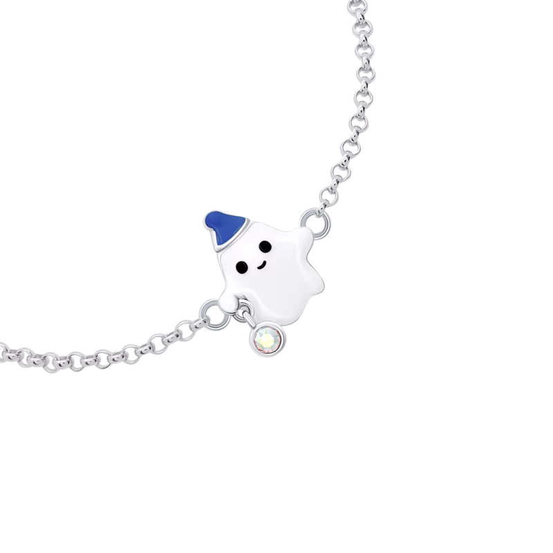 Bracelet on chain BOO the ghost photo