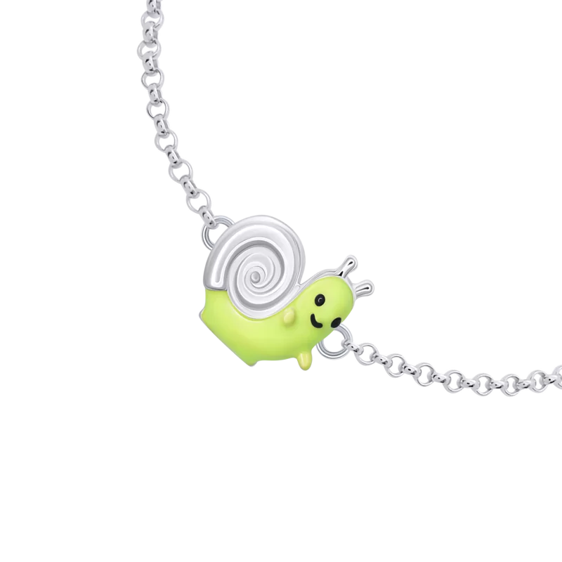 Bracelet on chain WOP the snail photo