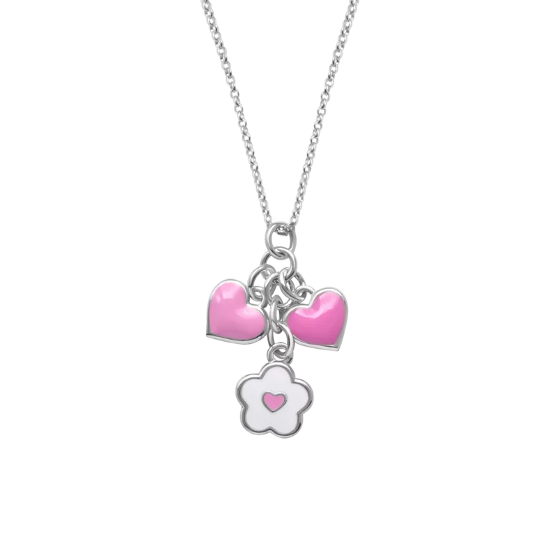 Necklace Flower with Heart photo