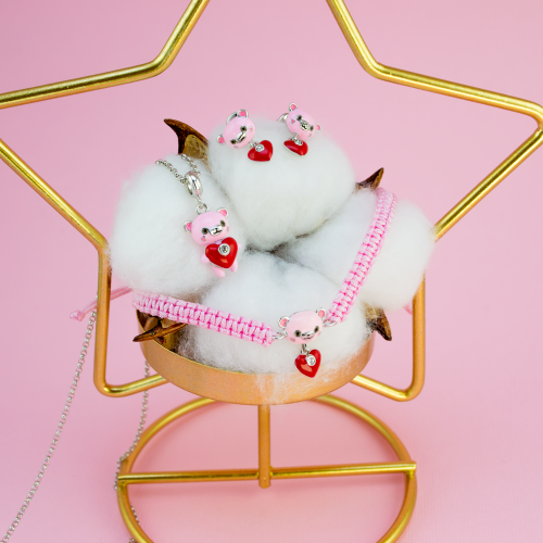 Комплект Мишутка с сердцем фото