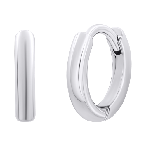 Сережки Huggie фото