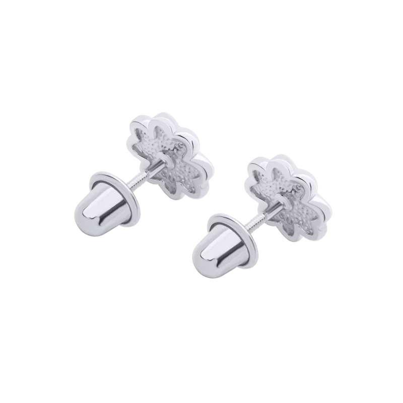 Сережки Чотирилисник рожевий фото