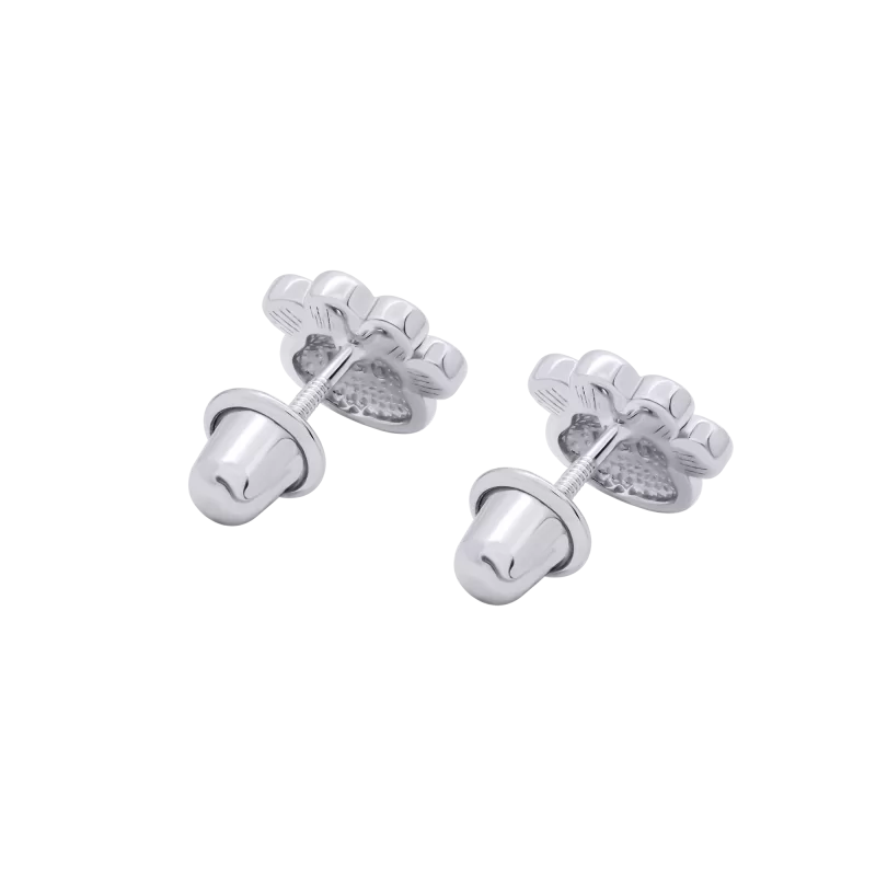 Сережки Лапоньки блакитні фото