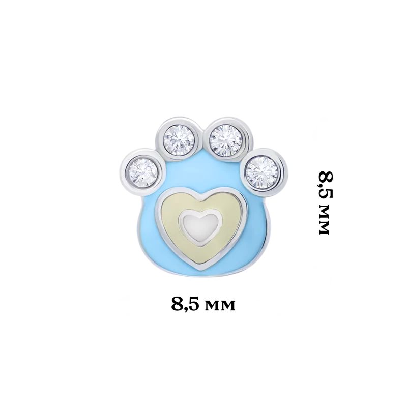 Сережки Лапоньки блакитні фото