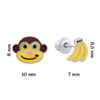 Earrings Monkey with Bananas photo №5