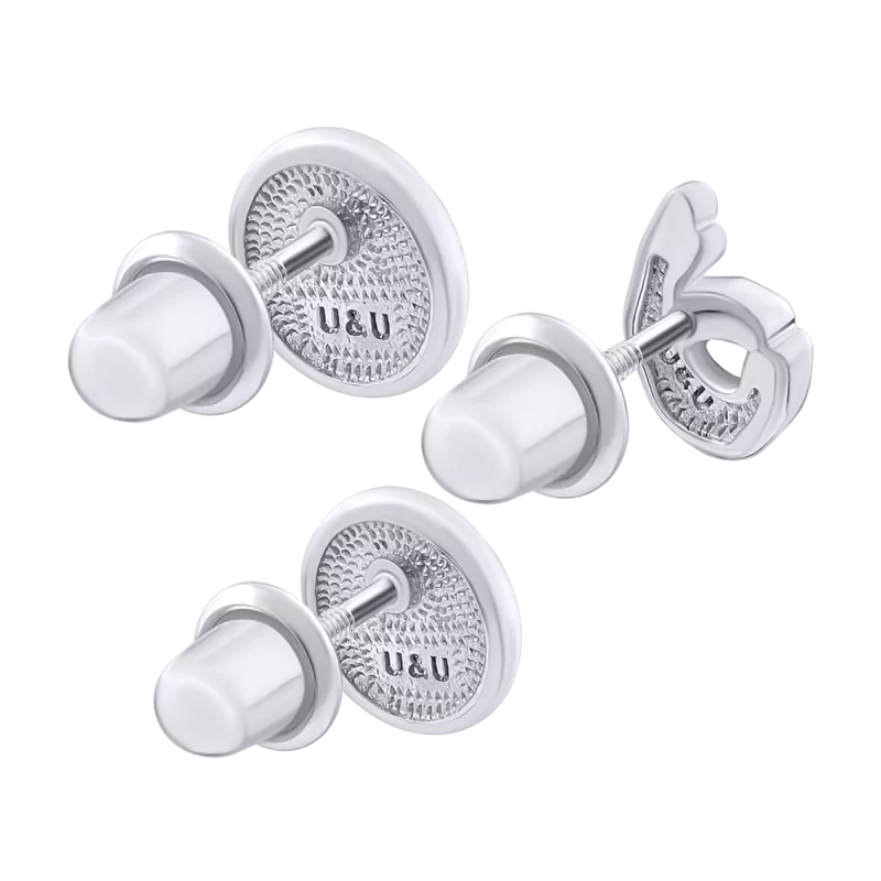 Тріпл сережки Ти завжди ОК з люмінесцентною емаллю фото