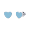 Сережки Серце блакитне фото №1