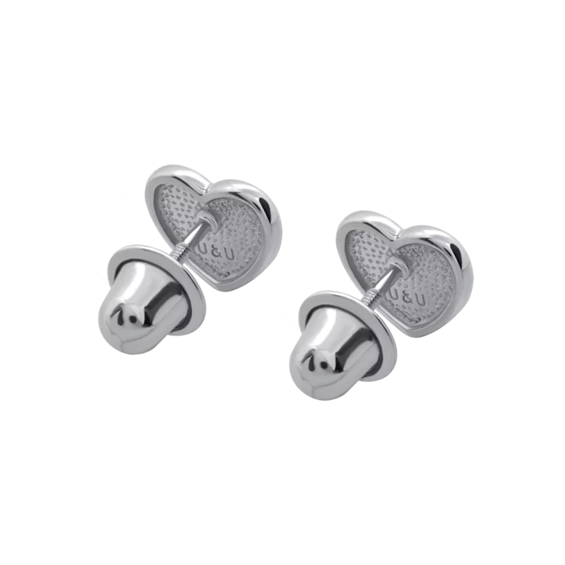 Сережки Серце жовте фото