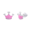 Сережки Корона рожева фото №1