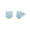 Сережки Сова блакитна фото №1