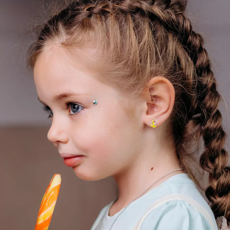 Сережки Мишеня з сиром фіолетове фото