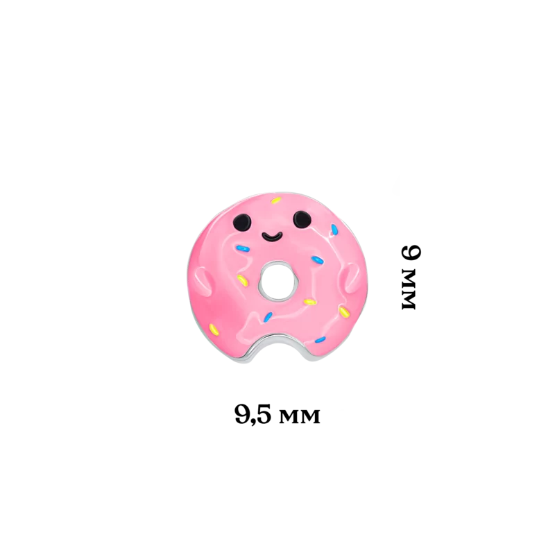 Сережки YAM пончик mini фото