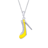 Кулон Туфелька желтая фото №1