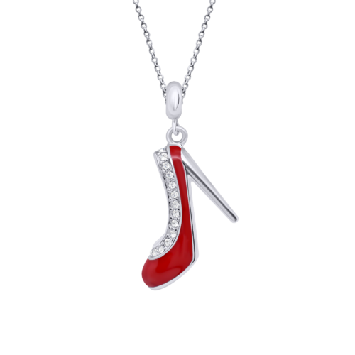 Кулон Туфелька красная фото