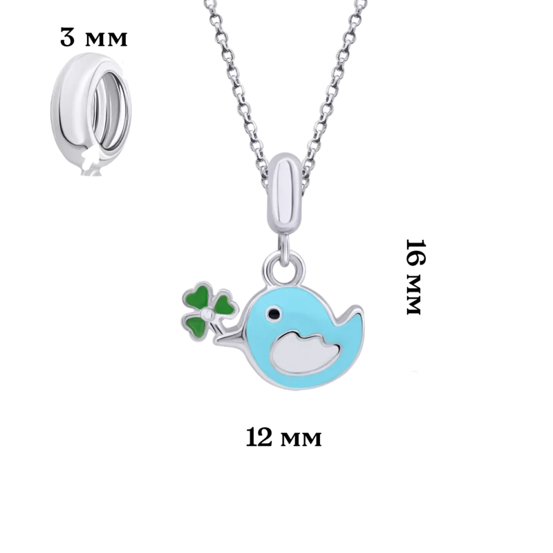 Pendant Blue Birdie photo