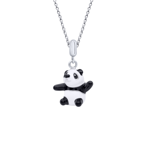 Кулон Панда бело-черная фото