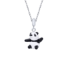 Кольє Панда біло-чорна фото №1