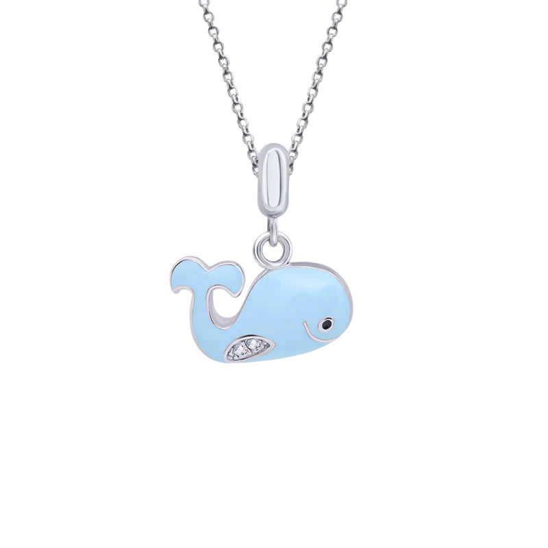 Кольє Кит блакитний фото