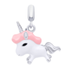 Кулон Единорог розовый фото №1