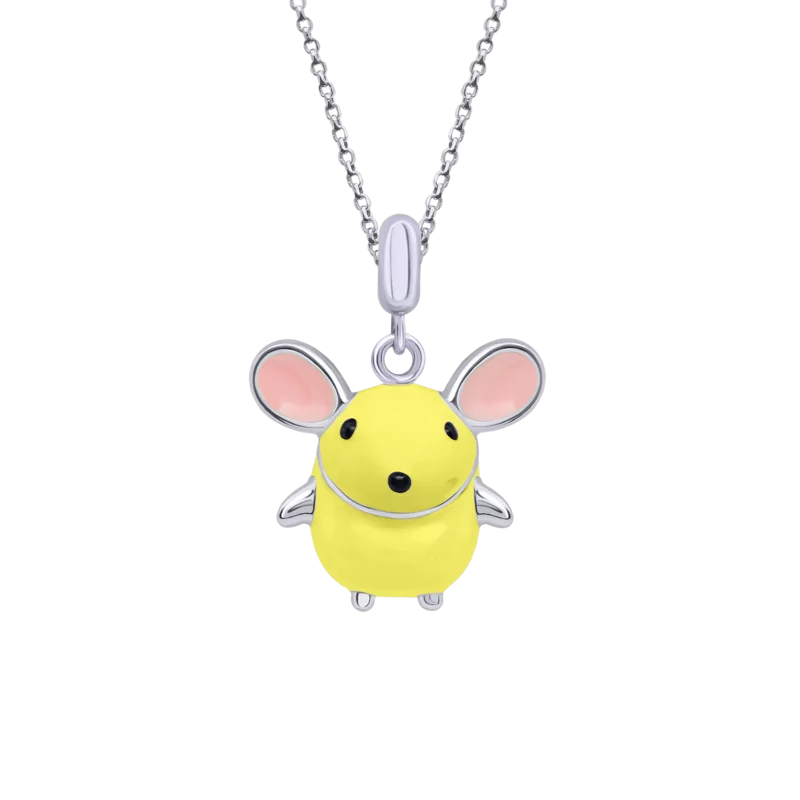 Кольє Мишка жовта фото