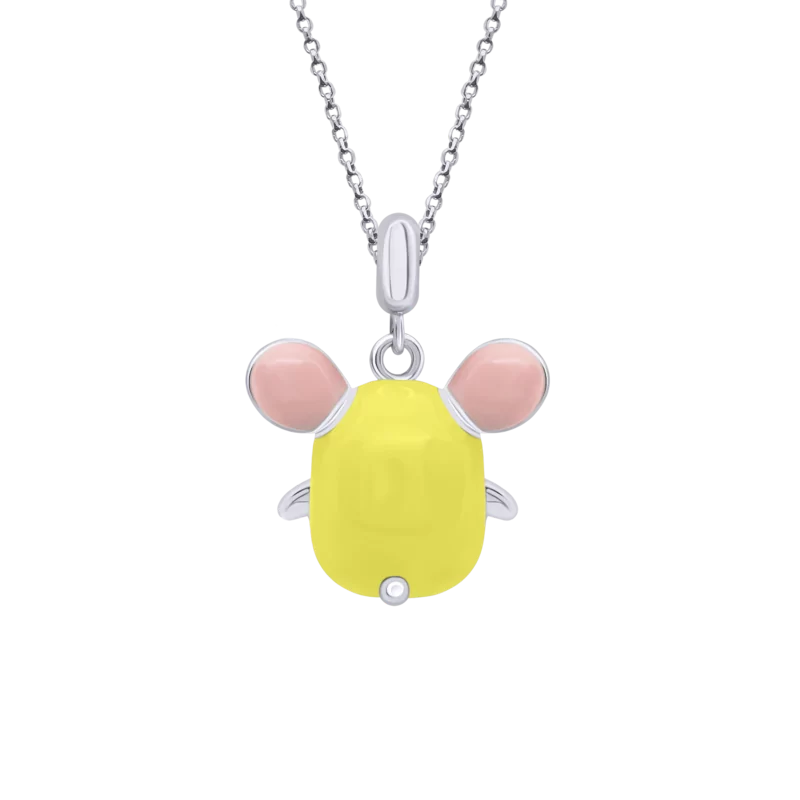 Кольє Мишка жовта фото