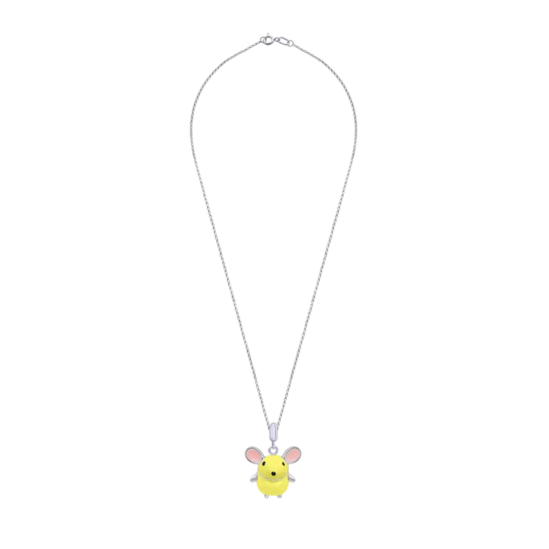 Кольє Мишка жовта фото