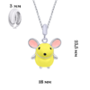 Pendant Yellow Mouse photo №3