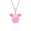 Кулон Мишка рожева фото №4