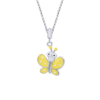 Pendant Yellow Butterfly with Eyes photo №1