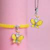 Pendant Yellow Butterfly with Eyes photo №5