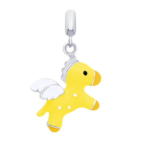 Кулон Пегас желтый фото