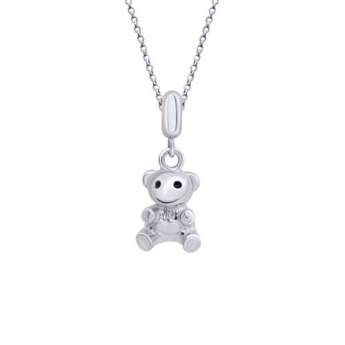 Кулон Ведмедик срібний фото