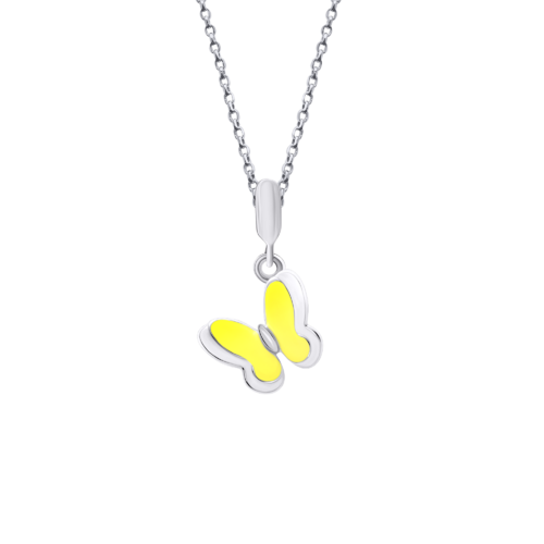 Кулон Бабочки желтые фото