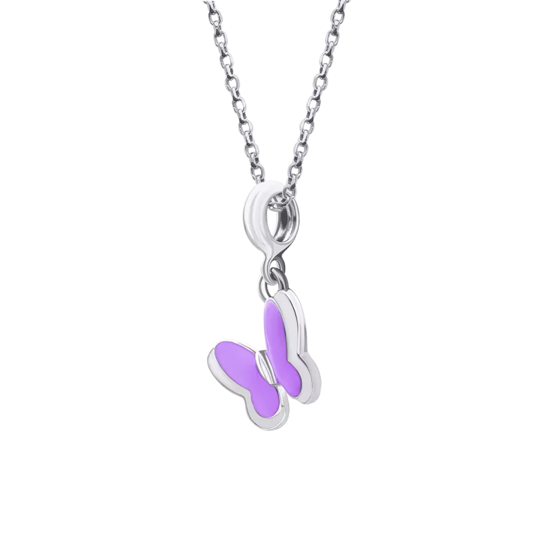 Кулон Метелики фіолетові фото