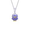 Pendant Violet Owl photo №1