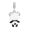 Кулон Панда з біло-чорною та рожевою емаллю фото №5
