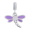 Кулон Бабка з фіолетовою емаллю та Swarovski Zirconia photo №5