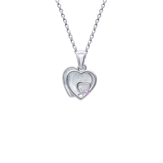 Кулон Сердце малое двойное фото