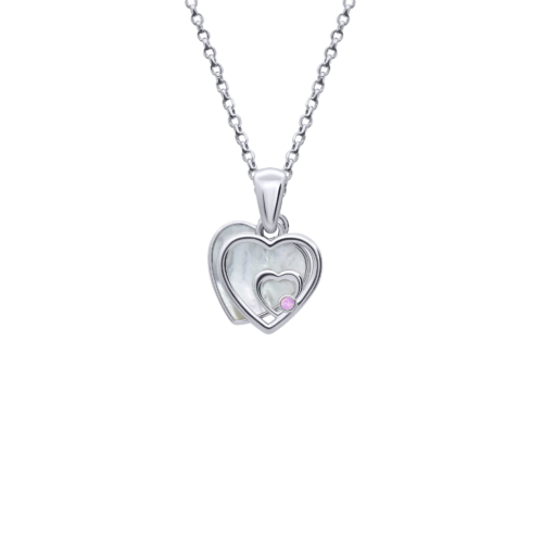 Кулон Сердце малое двойное фото