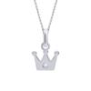 Кулон Корона малая с фианитом фото №1